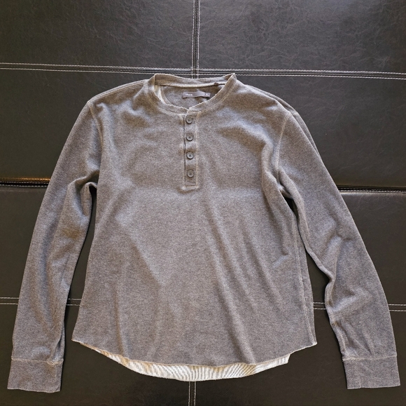 Vince Slub Thermal Long Sleeve Henley - Picture 3 of 7